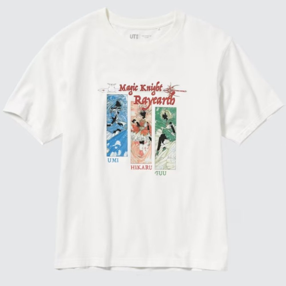 UNIQLO Magic Knight Rayearth Graphic Short Sleeve TEE - Size M